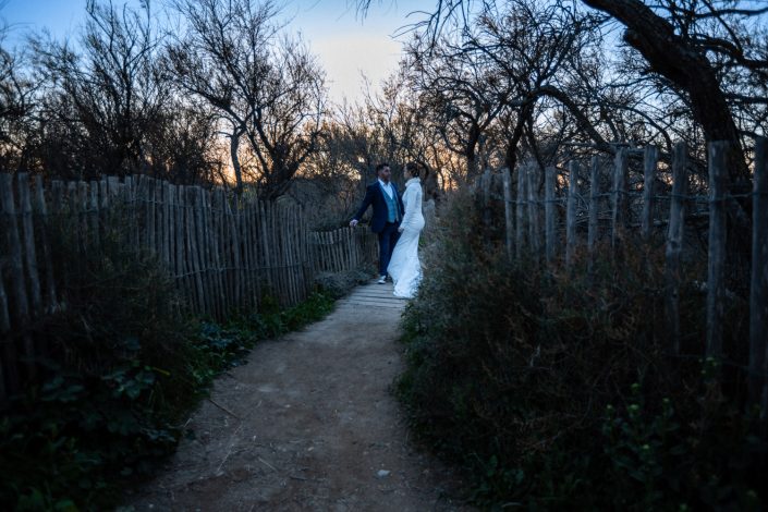 photo de mariage - village de pêcheurs Canet en Roussillon